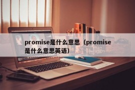promise是什么意思（promise是什么意思英语）