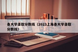 各大学录取分数线（2023上海各大学录取分数线）
